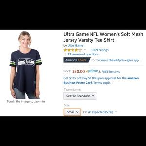 NFL Seattle Seahawks Women’s Jersey Shirt